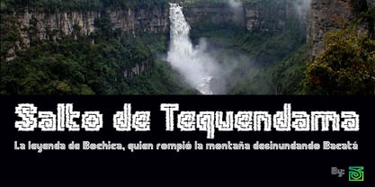 Tequendama Font Poster 5