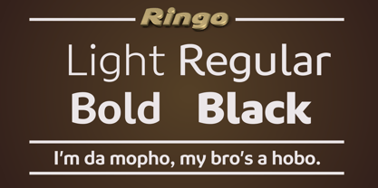 Ringo Font Poster 3