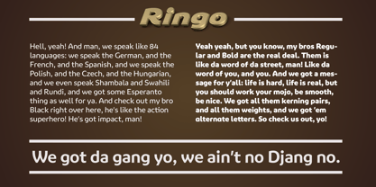 Ringo Font Poster 5