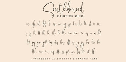 Southbound Font Poster 10