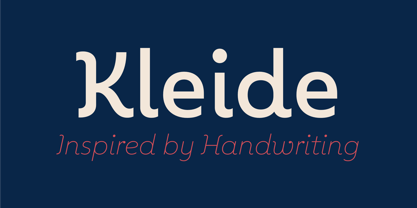 Kleide Font Poster 1