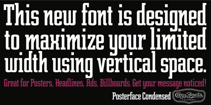 Posterface Font Poster 15