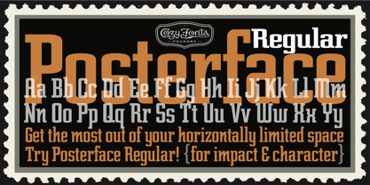 Posterface Font Poster 1