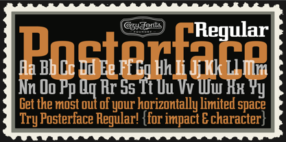 Posterface Font, Webfont & Desktop