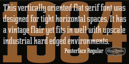 Posterface Font Poster 8