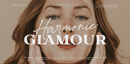 Harmonie Glamour Font Poster 1