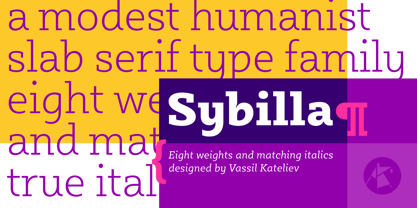 Sybilla Font Poster 1