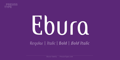 Ebura Font Poster 1