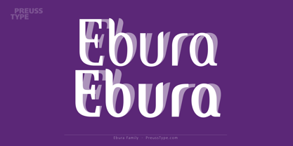 Ebura Font Poster 2