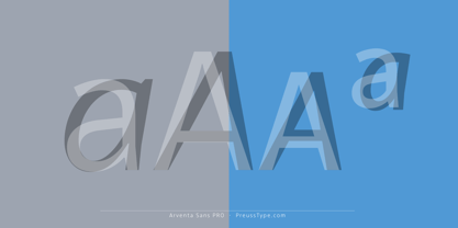 Arventa Sans Pro Font Poster 3