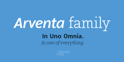 Arventa Sans Pro Police Poster 2