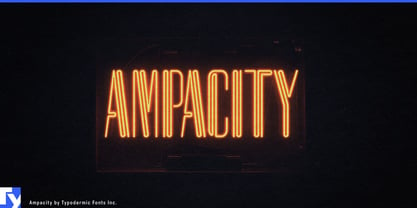 Ampacity Font Poster 1