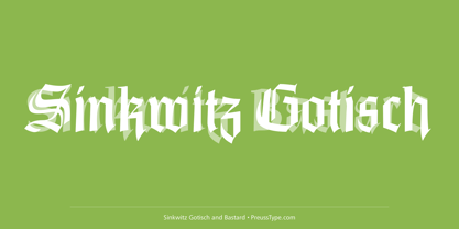 Sinkwitz Gotisch Police Poster 1