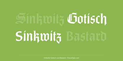 Sinkwitz Gotisch Font Poster 2