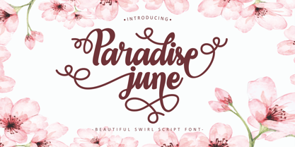 Paradise June Fuente Póster 1