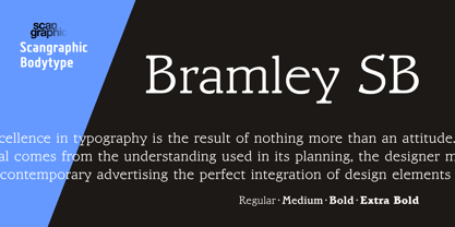 Bramley SB Font Poster 1