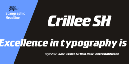 Crillee SH Font Poster 1