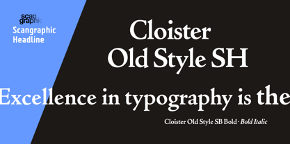 Cloister Old Style SH Font Poster 1