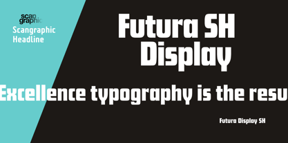 Futura Display SH Font Poster 1
