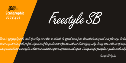 Freestyle Script SB Font Poster 1