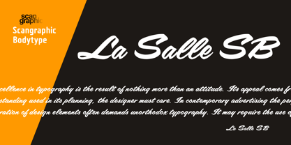 LaSalle SB Font Poster 1