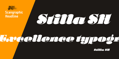 Stilla SH Font Poster 1