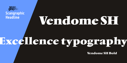 Vendome SH Font Poster 2