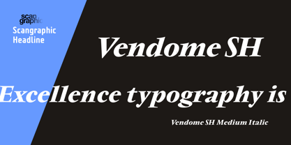 Vendome SH Font Poster 3