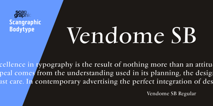 Vendome SB Font Poster 3