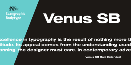 Venus SB Font Poster 1