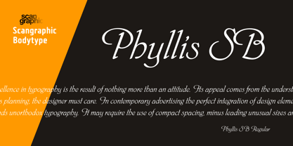 Phyllis SB Font Poster 1