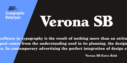 Verona SB Font Poster 1