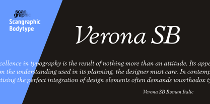Verona SB Font Poster 2