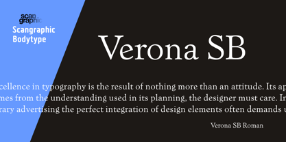 Verona SB Font Poster 3