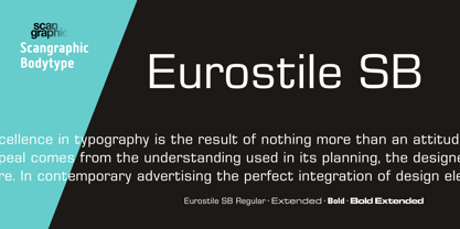 Eurostile SB Font Poster 1