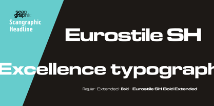 Eurostile SH Font Poster 1
