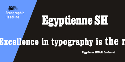 Egyptienne SH Font Poster 1