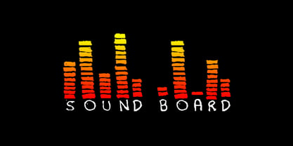 Sound Board Font Poster 1