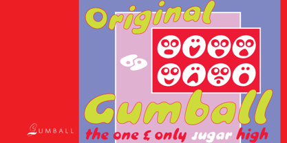 Gumball Font Poster 1
