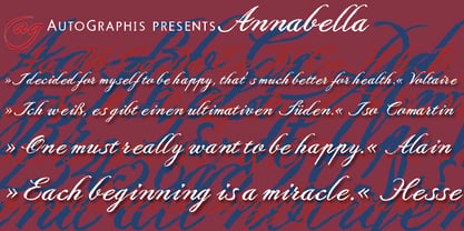 Annabella Font Poster 1