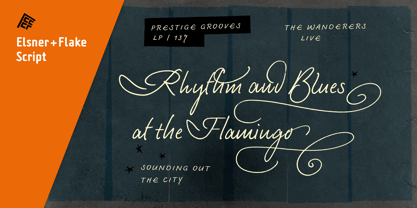 EF Casanova Script Pro Font Poster 3