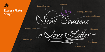 EF Casanova Script Pro Font Poster 5