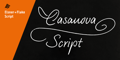 EF Casanova Script Pro Font Poster 7