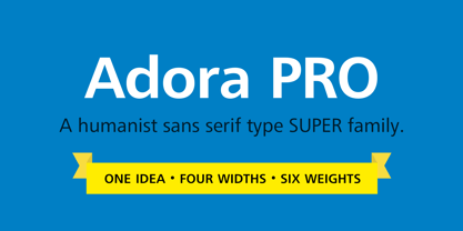 Adora Compact PRO Font Poster 1