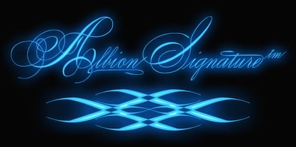 Albion Signature Fuente Póster 2