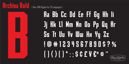 Archiva Font Poster 6