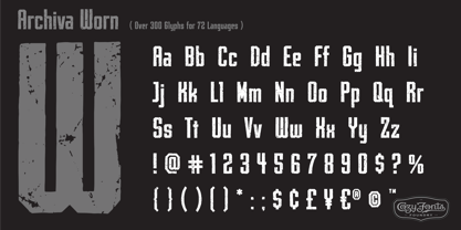 Archiva Font Poster 19