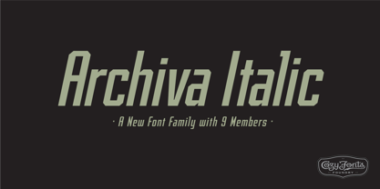 Archiva Font Poster 23