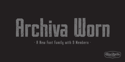 Archiva Font Poster 26