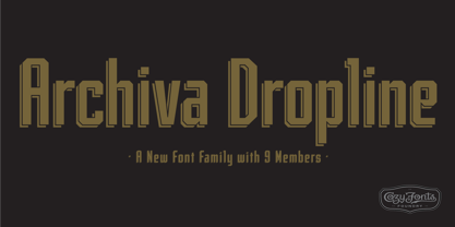 Archiva Font Poster 33